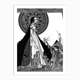 Ligeia-Clarke For Edgar Allen Poe by Harry Clarke 1919 | Illustration for Edgar Allan Poe's story "Ligeia" by Harry Clarke (1889-1931), published in 1919. Printed in Edgar Allan Poe's 'Tales of Mystery and Imagination' in HD Art Print