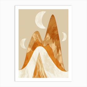 Mountains And Clouds 1 Art Print