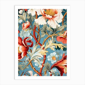 Floral Wallpaper 7 Art Print