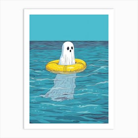 Ghost In The Water 3 Art Print