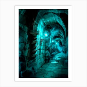 Ghostly Tunnel Art Print