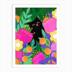 Cat In The Wild Art Print