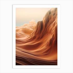 Dune Flat Sands Art Print