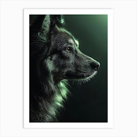 Wolf Portrait Art Print