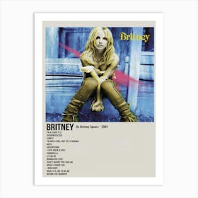 Britney By Britney Spears 2001 Poster 1 Art Print