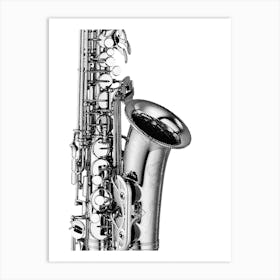 Saxophone 2 Art Print