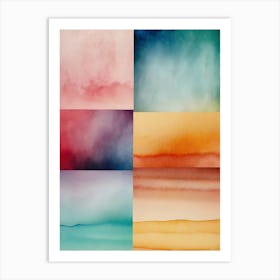 Watercolor Background 2 Art Print