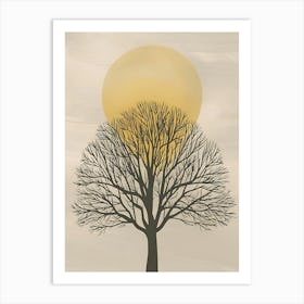 Sunset Tree 2 Art Print