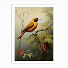 Nature's Paradise: Bird-of-Paradise Jungle Bird Wall Art Art Print