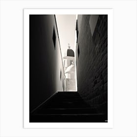 Dubrovnik, Croatia, Photography In Black And White 2 Art Print