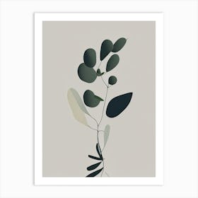 Mistletoe Herb Simplicity Art Print