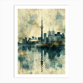 Toronto Skyline 1 Art Print