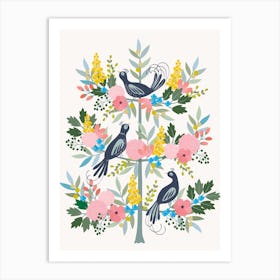 Tree Of Life Birds Art Print