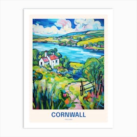 Cornwall England 21 Uk Travel Poster Art Print
