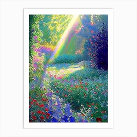 Monet S Garden, Usa Classic Painting Art Print