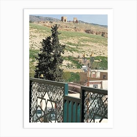 View From A Balcony Art Print