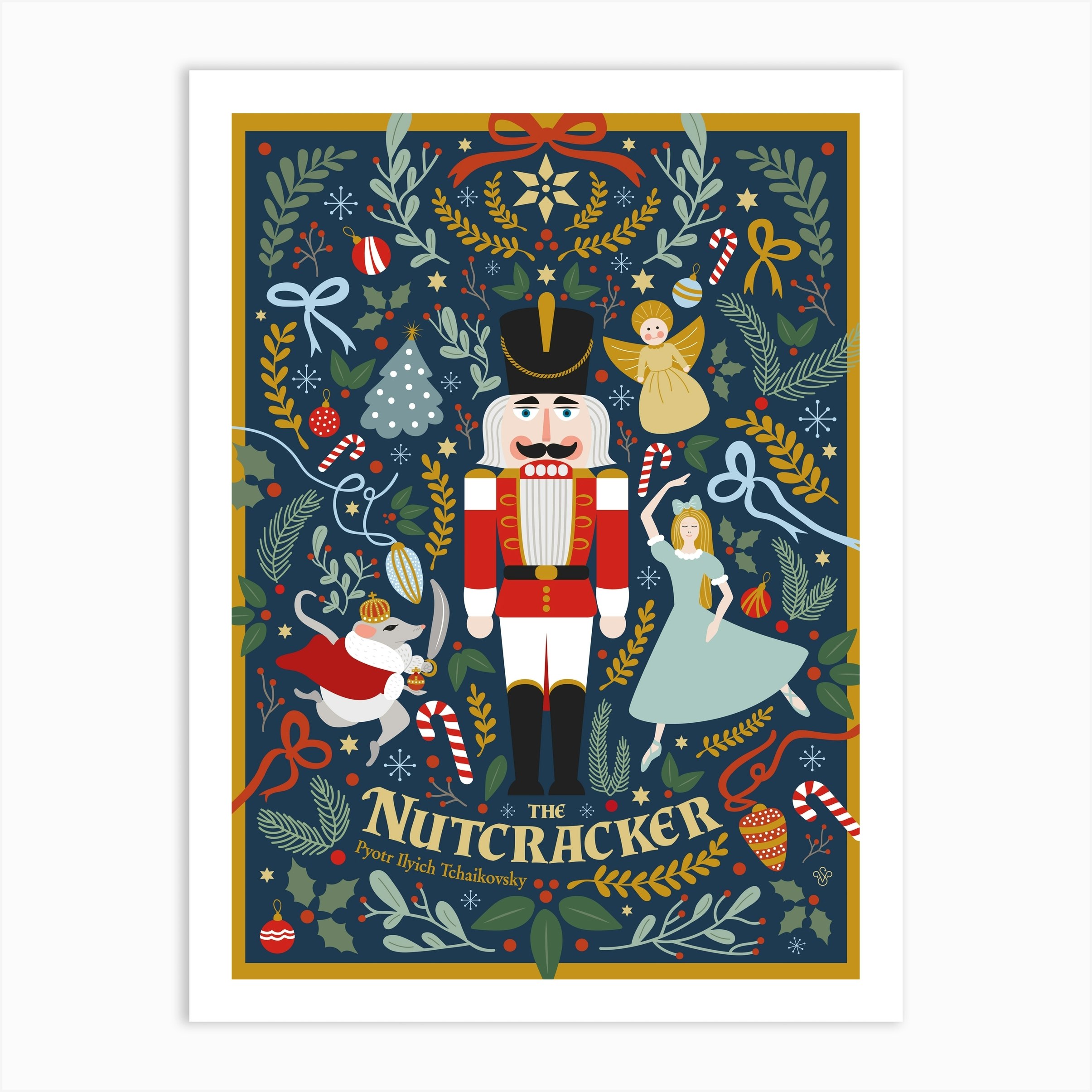 Nutcracker Art Print by Vesna Skornsek Fy