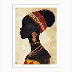 The African Woman; A Boho Folk Song Art Print