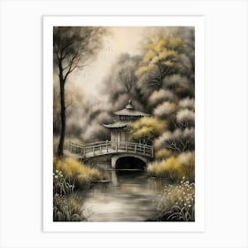 Asian Bridge Art Print