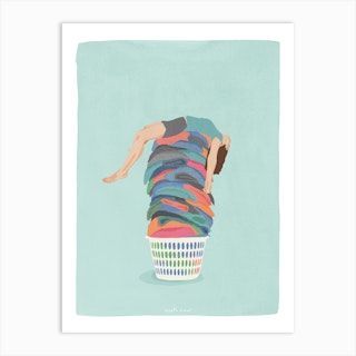 Laundry Day Art Print