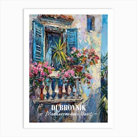 Mediterranean Views Dubrovnik 4 Art Print