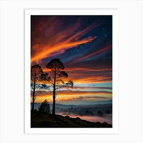 Leonardo Lightning Xl Colour Shines In A Dazzling Display Of B 1 (6) Art Print