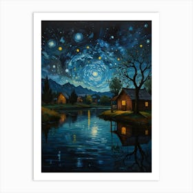 Starry Night 41 Art Print