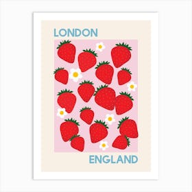 Strawberries Art Print