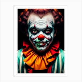 Clown Portrait Art Print