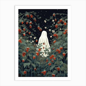 Ghost In The Raspberry Field Art Print