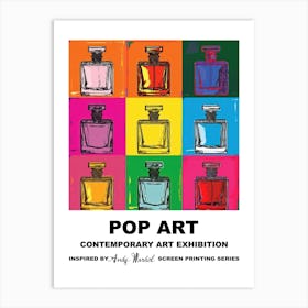 Perfume Bottle Pop Art 4 Art Print