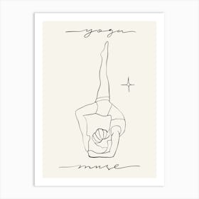 Yoga Pose 1 Art Print