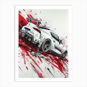 Nissan Gtr 1 Art Print