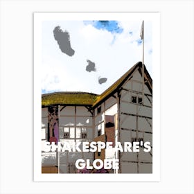Shakespeare's Globe, London, Theatre, Landmark, Wall Print, Wall Art, Poster, Print, Art Print