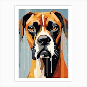 Boxer Dog 6 Art Print