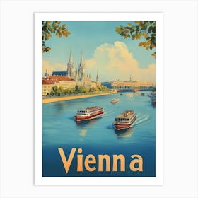 Aihrgdesign A Mid Century Modern Travel Poster For Vienna Sho Ef863ef9 Ce84 4818 9e07 E2db06fed5c7 2 Art Print