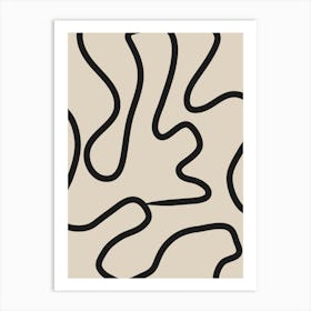 Wavy Lines 2 Art Print