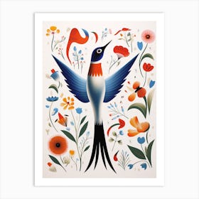 Scandinavian Bird Illustration Common Tern 2 Art Print