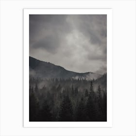 Stormy Sky Over Wilderness Art Print