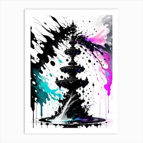 Splatter Painting 9 Art Print