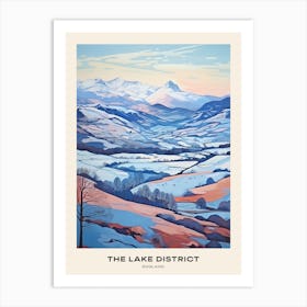 The Lake District England 4 Poster Art Print