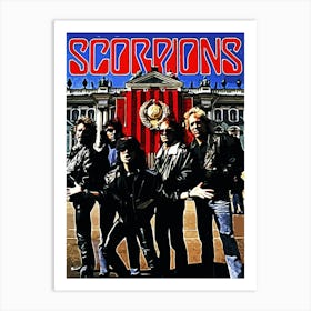 Scorpions band music 3 Art Print