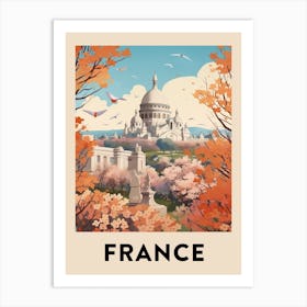 Vintage Travel Poster France 10 Art Print