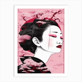 Geisha 2 Art Print