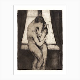The Kiss, Edvard Munch Art Print