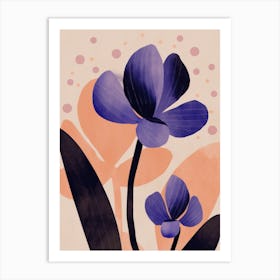 Purple Beauty Light Version Art Print