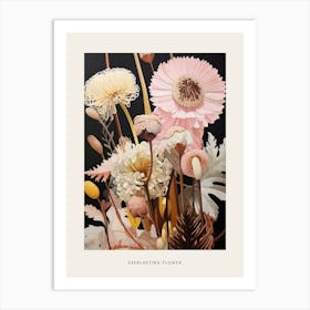 Flower Illustration Everlasting Flower 2 Poster Art Print