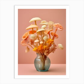 Mushroom Bouquet Still Life 2 Art Print