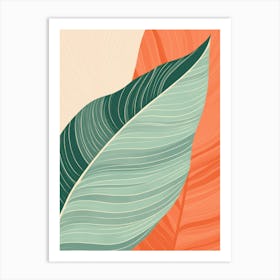 Tropical Leaves 15 Art Print