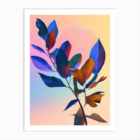 Abstract Leaves 12 Art Print